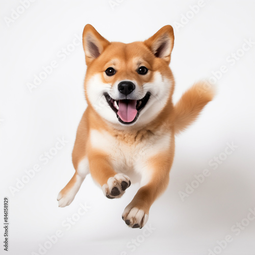 Shiba inu running