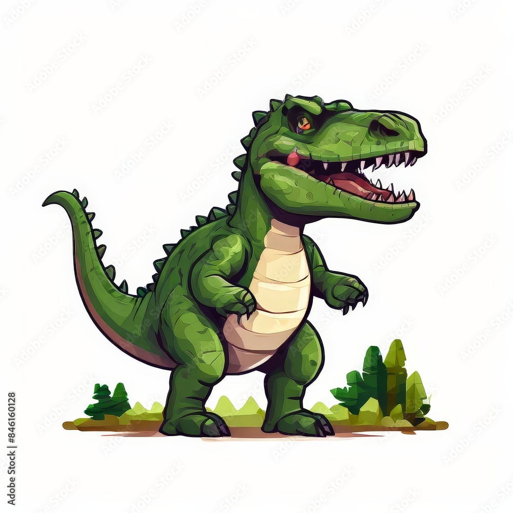 Fototapeta premium AI Image Generator, Ferocious Gatekeeper