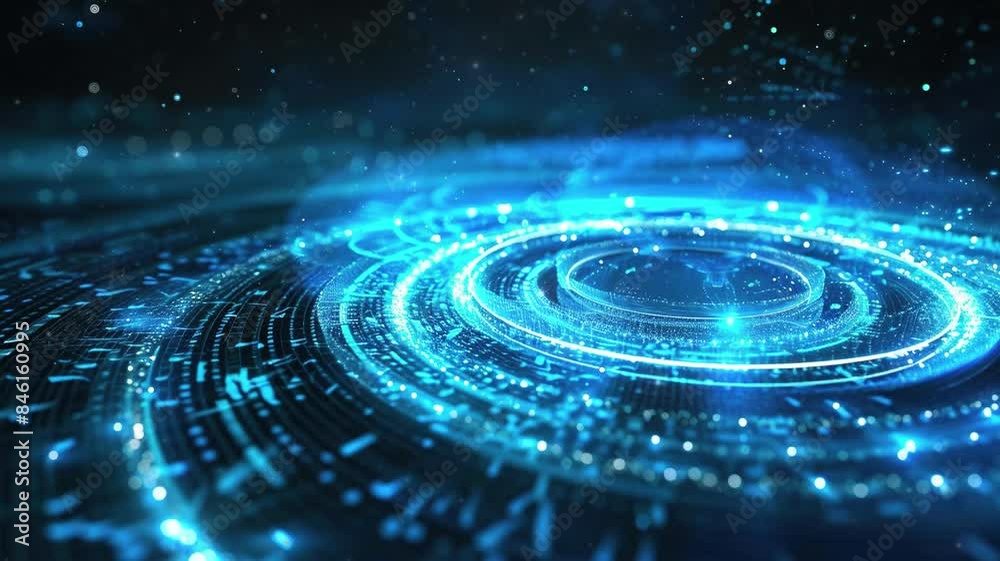 Abstract blue technology background Abstract blue technology background