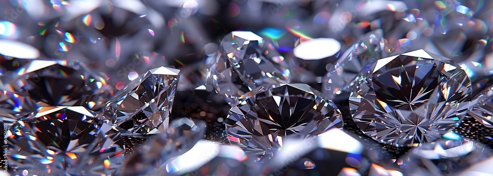 Diamond background. Luxurious diamonds Diamond background. Luxurious diamonds