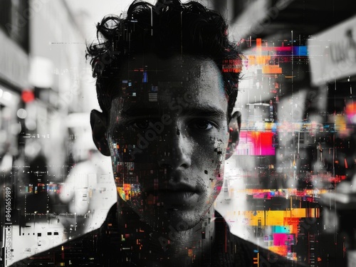 Digital Cityscape Portrait