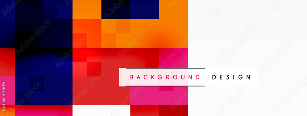 custom made wallpaper toronto digitalDynamic colorful squares background. Vector Illustration For Wallpaper, Banner, Background, Card, Book Illustration, landing page