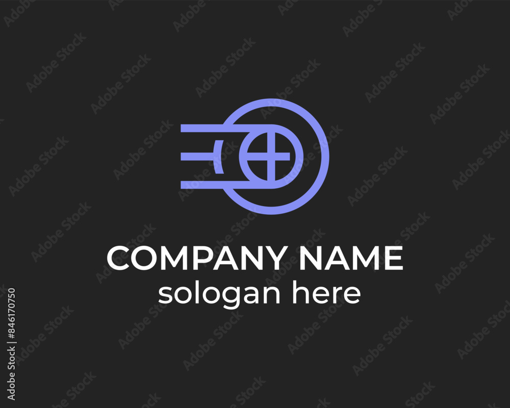 Letter T medical and technology logo design for company Letter T medical and technology logo design for company