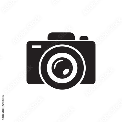 Camera icon, photo camera vector flat isolated. Modern simple snapshot photography sign. Instant Photo internet concept. Trendy symbol for website design, web button, mobile app. Logo illustration