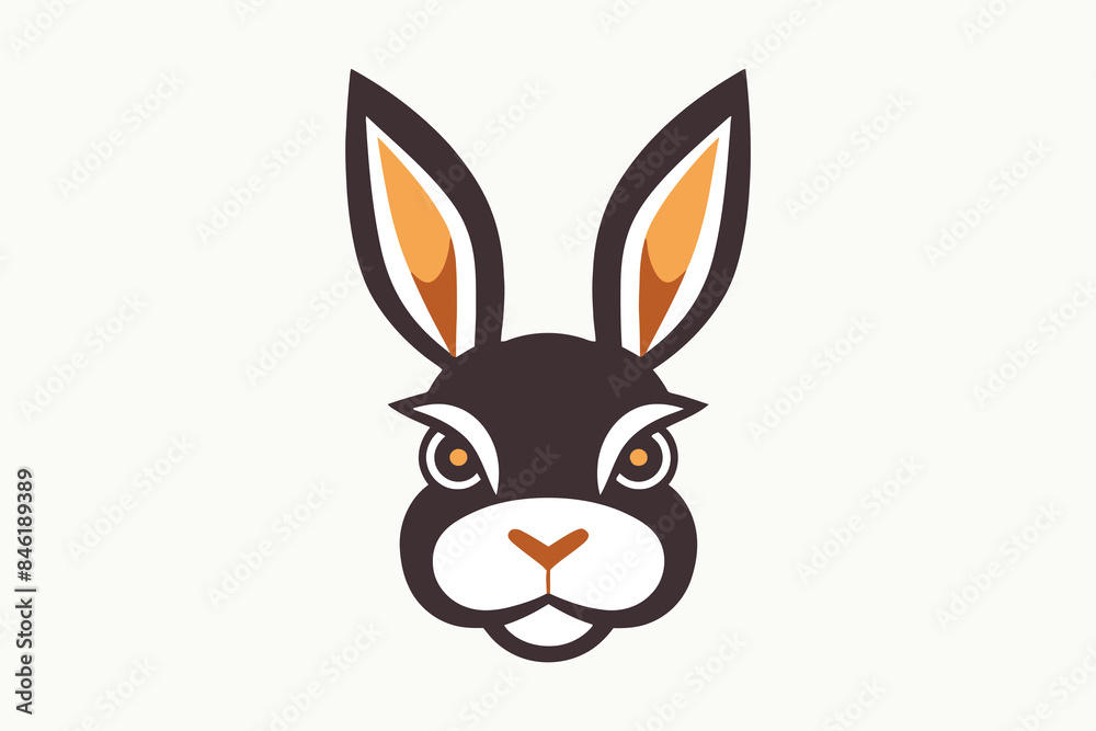 cute rabbit bunny cartoon vector sublimation mascot logo design cute rabbit bunny cartoon vector sublimation mascot logo design
