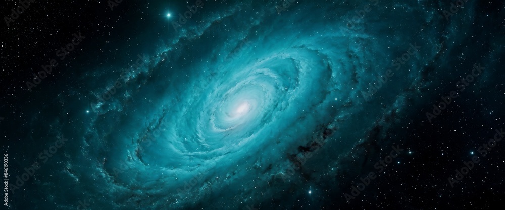 Celestial nebula background swirling cosmic dust pastel mint Celestial nebula background swirling cosmic dust pastel mint
