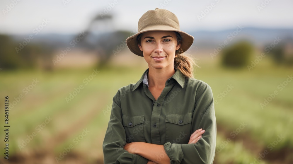 portrait of an attractive young female farmer standing with her arms crossed portrait of an attractive young female farmer standing with her arms crossed