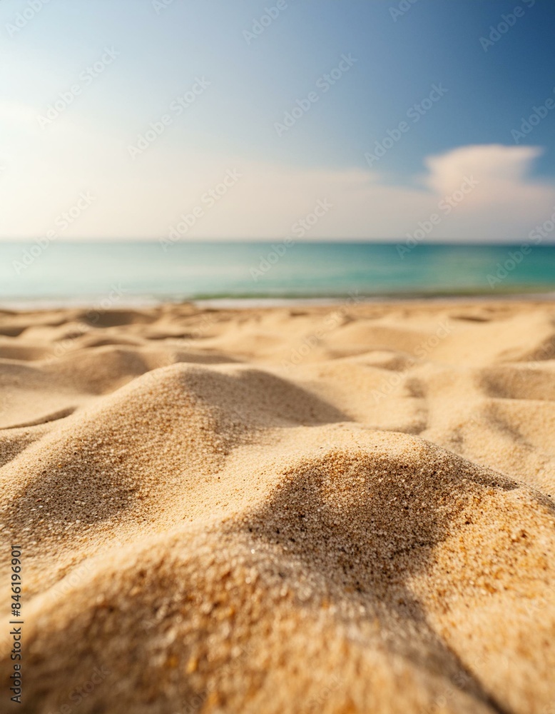 Summer beach sand background. close up