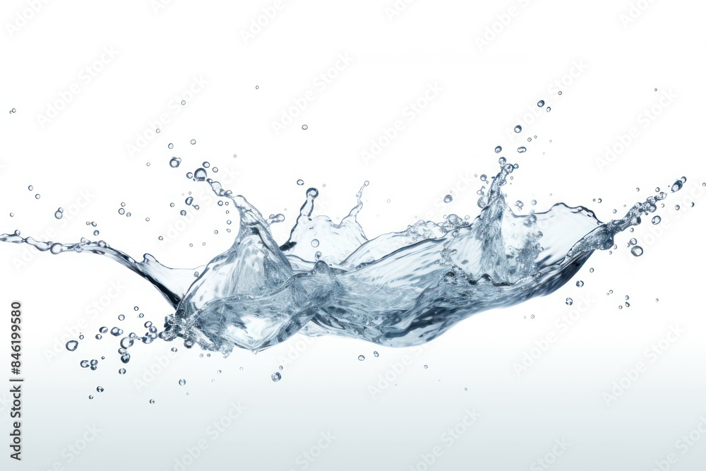 water splash isolated on white backgroun water splash isolated on white backgroun