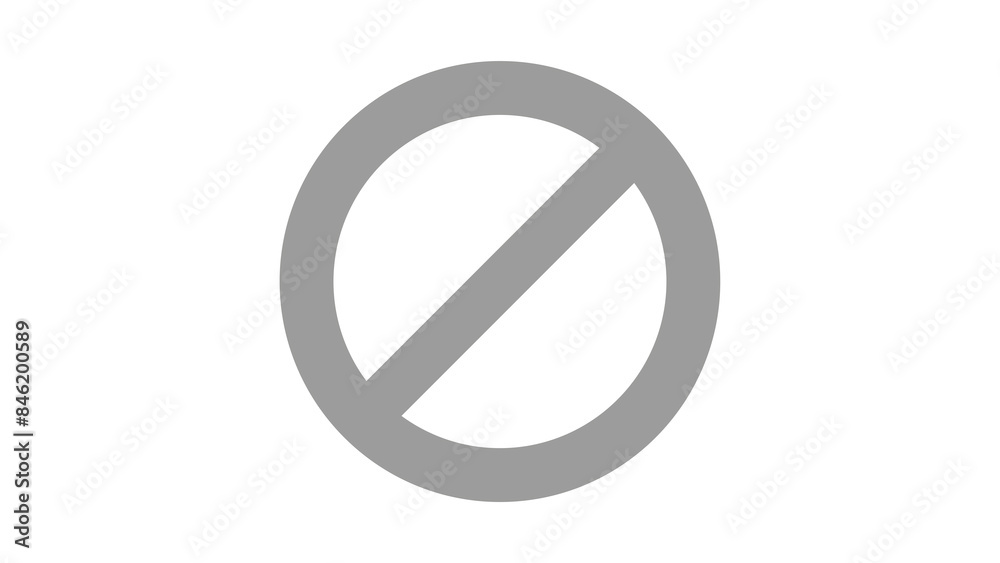 Forbidden sign Forbidden sign