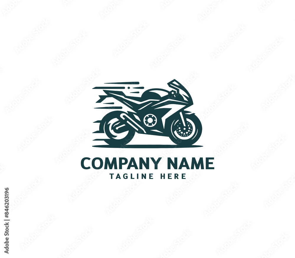 Motorcycle logo vector design. Motorcycle logo concept. Speed bike racer on the sport motorcycle. Motorcycle logo vector design. Motorcycle logo concept. Speed bike racer on the sport motorcycle.
