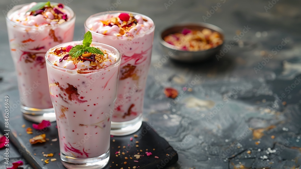 Tasty falooda in cloudy weather