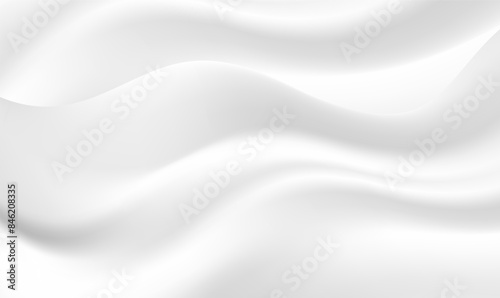 White smooth creamy cosmetic texture background. Pure white cream skin care smooth creamy cosmetic product. Milk liquid white color drink and food texture background. Milk surface with ripple and wave