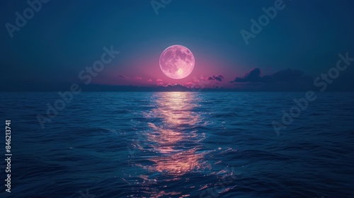 Moonlit Romance  A Magical Night by the Sea