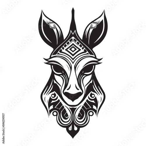 Vicuna Tribal Style The Elegant Emblem of South American Roots
