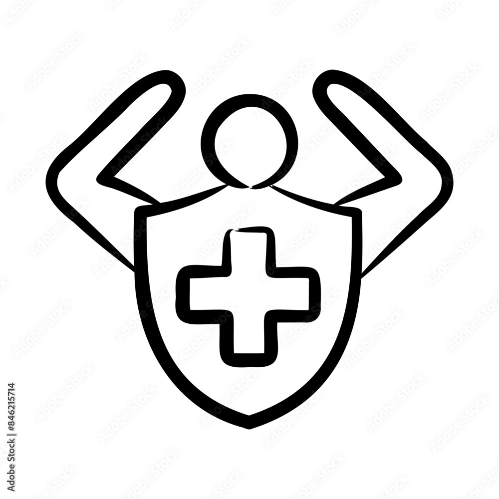 Obraz premium Immunity Icon