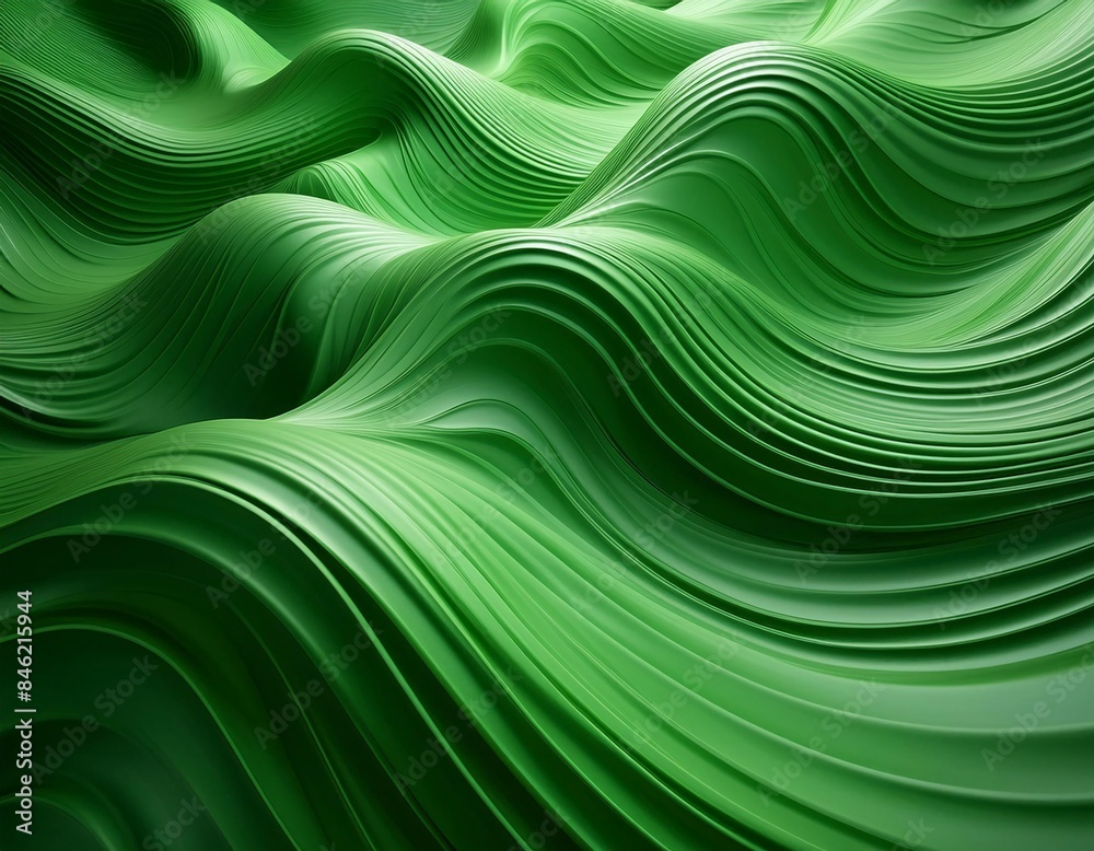 abstract with dynamic green wave pattern. This pattern gives a fresh and pleasant impression abstract with dynamic green wave pattern. This pattern gives a fresh and pleasant impression