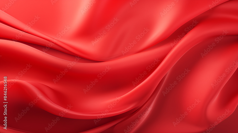 Red silky satin fluttering Red silky satin fluttering