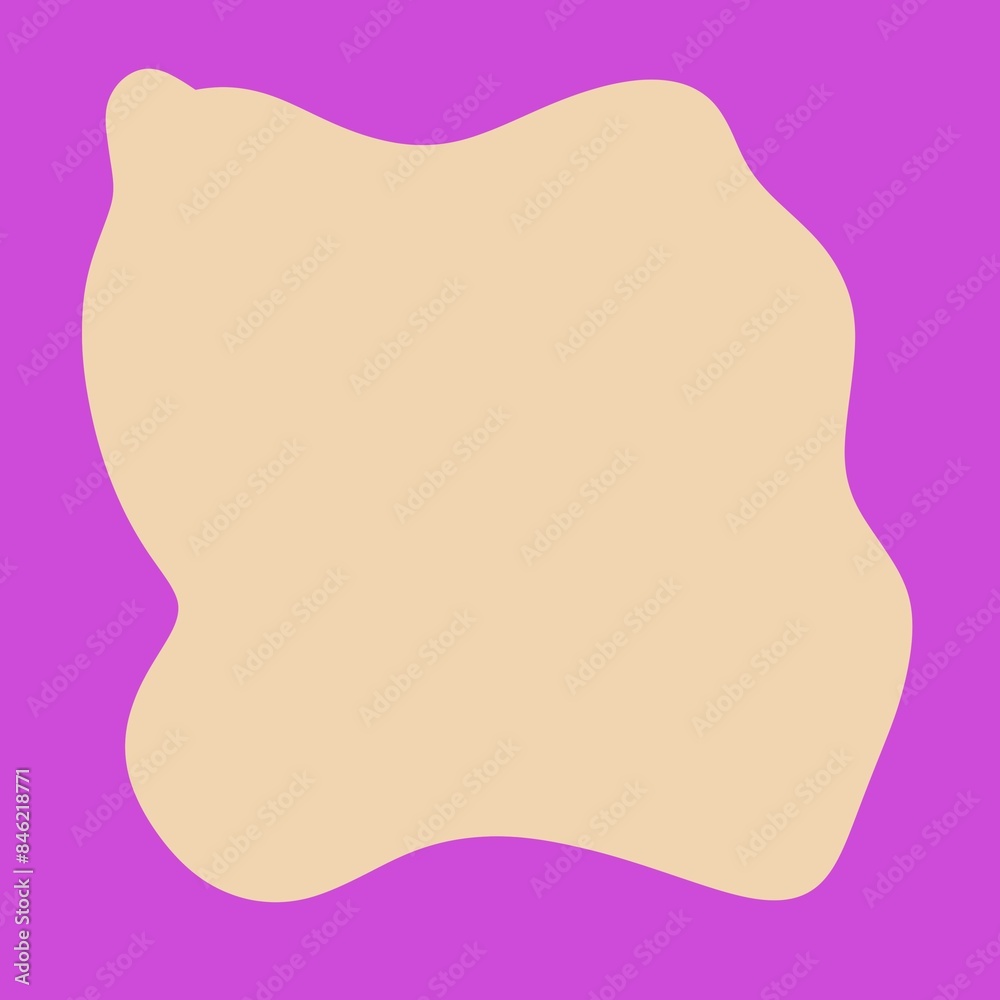 Two Colours Abstract Shapes Backdrop