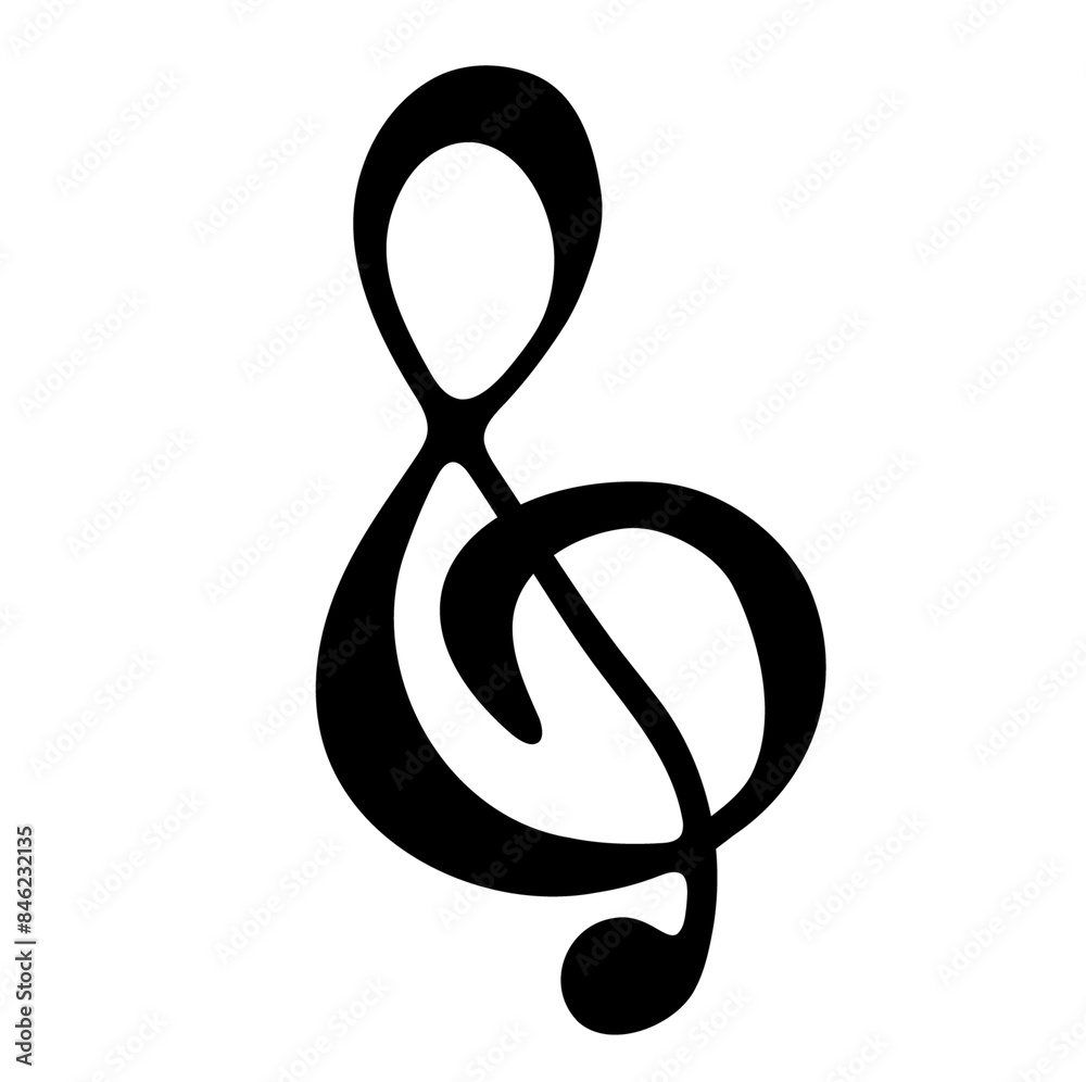 treble clef symbol