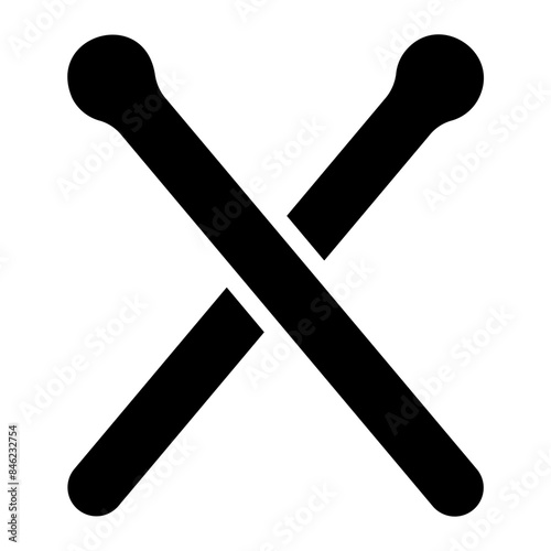 mallet glyph icon