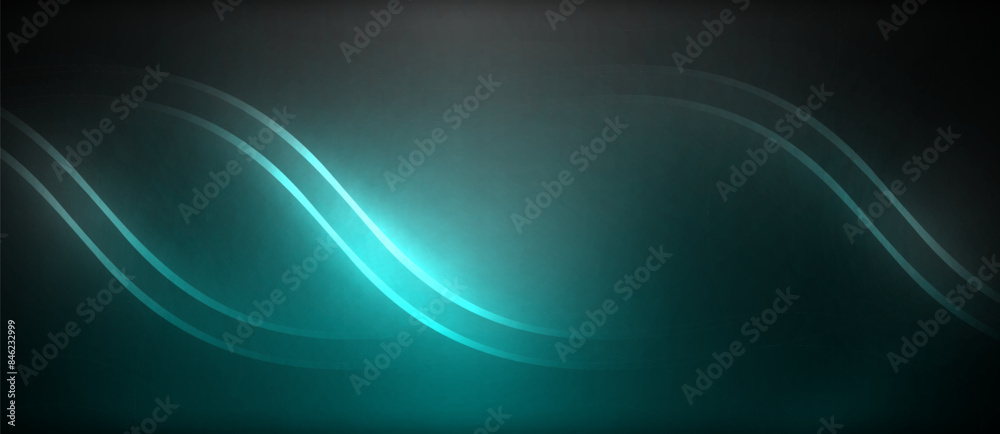 Neon glowing circle rays, light round lines in the dark, planet style neon wave lines. Energetic electric concept design for wallpaper, banner, background Neon glowing circle rays, light round lines in the dark, planet style neon wave lines. Energetic electric concept design for wallpaper, banner, background