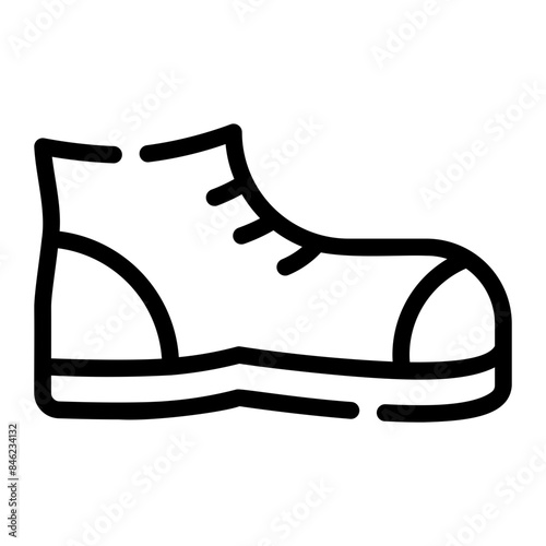 boots line icon
