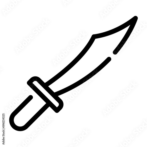 weapon line icon