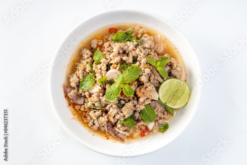 ground pork salad (pork larb)