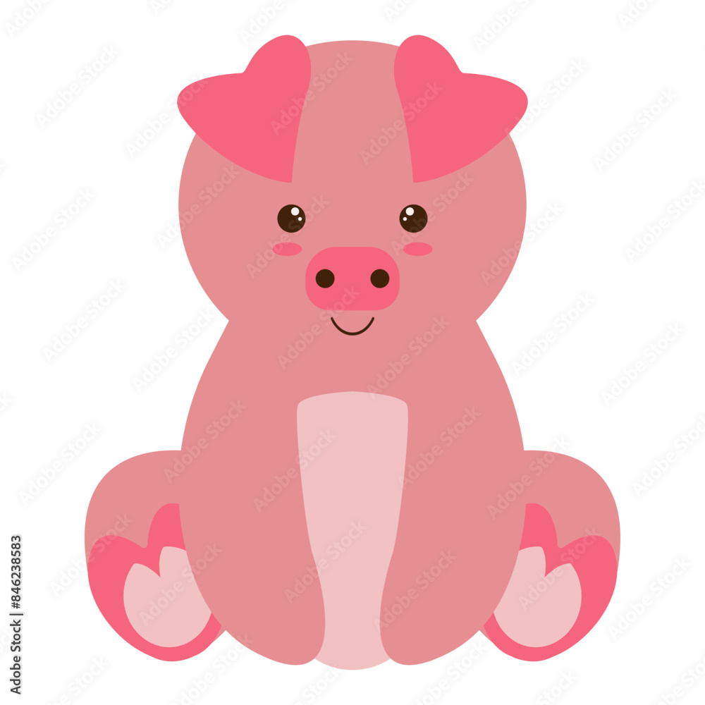 Cute Wildlife Diversity Character. Isolated Vector Illustration. Cute Wildlife Diversity Character. Isolated Vector Illustration.