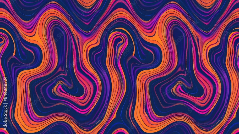 trippy pattern, abstract