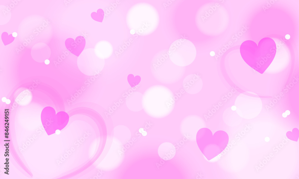 Blurred valentines day background design Blurred valentines day background design
