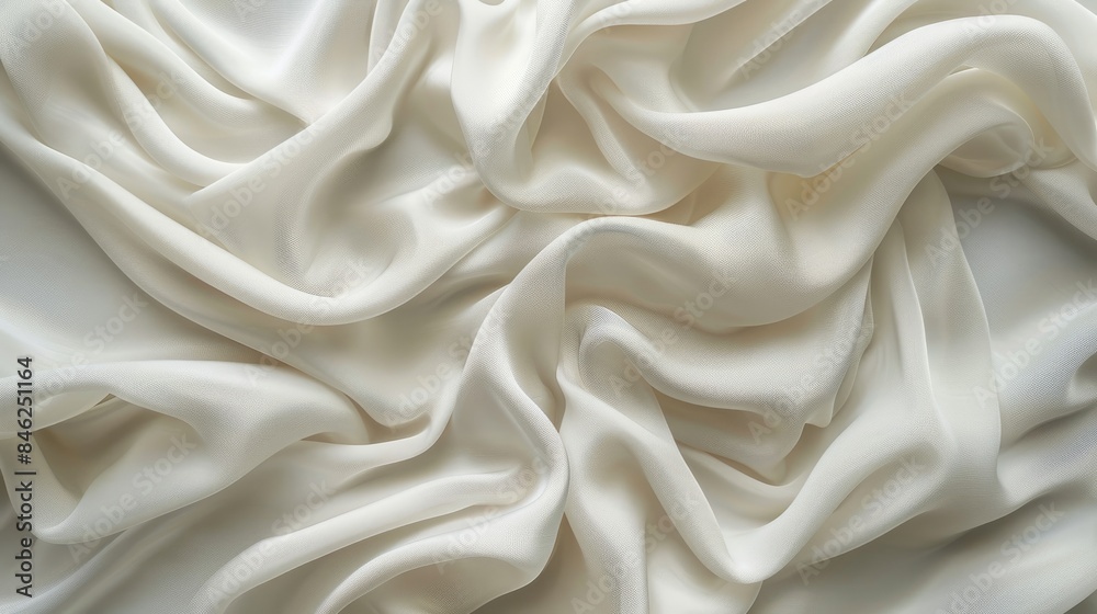 Texture of waving rough fabric with blank pattern Texture of waving rough fabric with blank pattern
