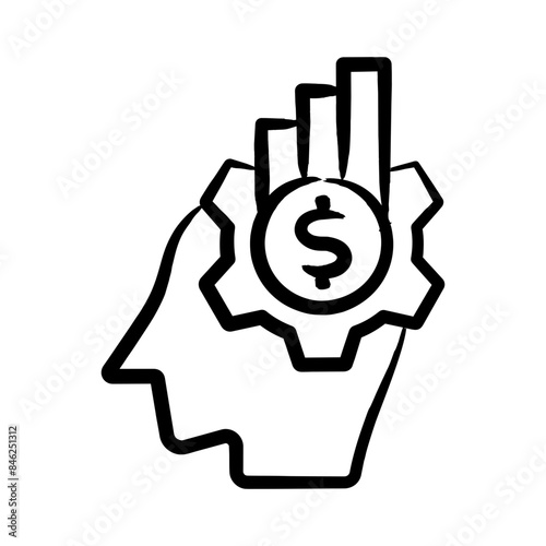 Obraz na płótnie Financial Intelligence Icon