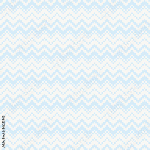 Pastels Chevron Fair Isle Seamless Pattern Design