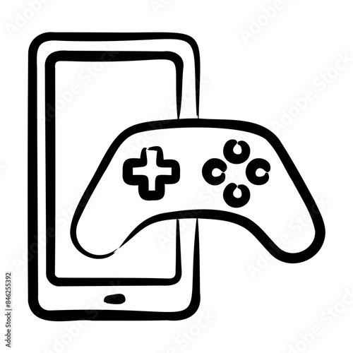 Mobile Gaming Icon