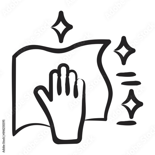 Cleaning Cloth Icon