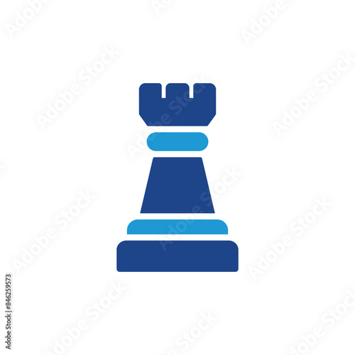 Chess Rook icon, Chess Rook sign vector 