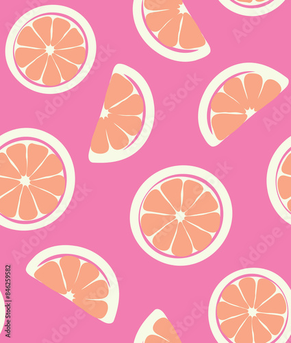 Orange juicy pattern