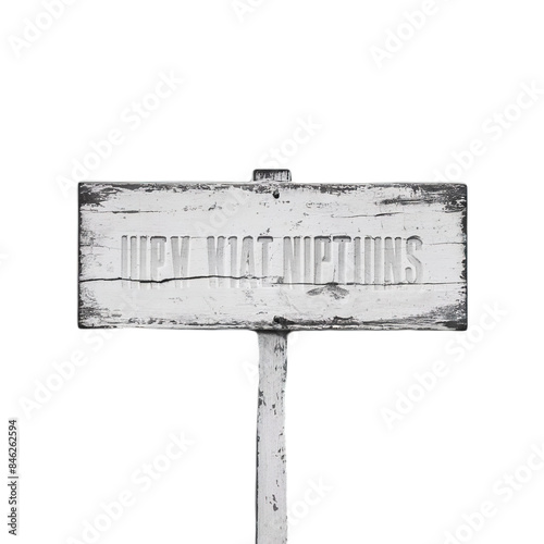 old Blank empty wooden signboard clip photo