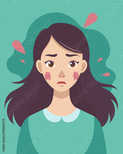 The verbal assault left her feeling bruised and battered with no physical s to show.. Vector illustration