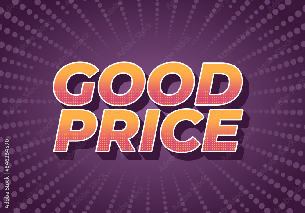 Good price. Text effect in 3D look with good colors Good price. Text effect in 3D look with good colors