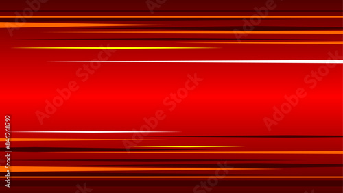 Red Speedline Anime Abstrack Background
