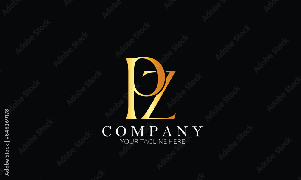 PZ logo, letter logo, Branding logo, Clothing logo PZ logo, letter logo, Branding logo, Clothing logo