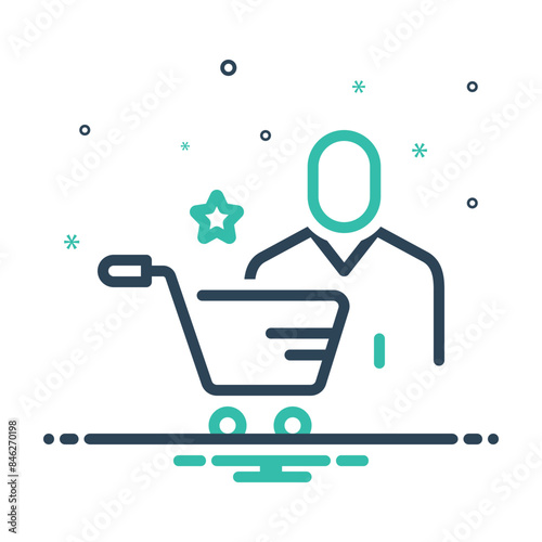 Mix icon for customer 