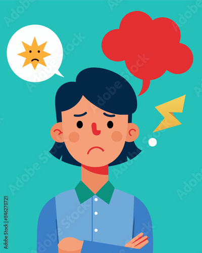 The verbal lashing was merciless with no ounce of kindness or understanding in their words.. Vector illustration
