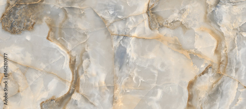 Vászonkép natural white gold onyx stone textures rock tile design background