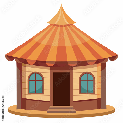 house with a roof
