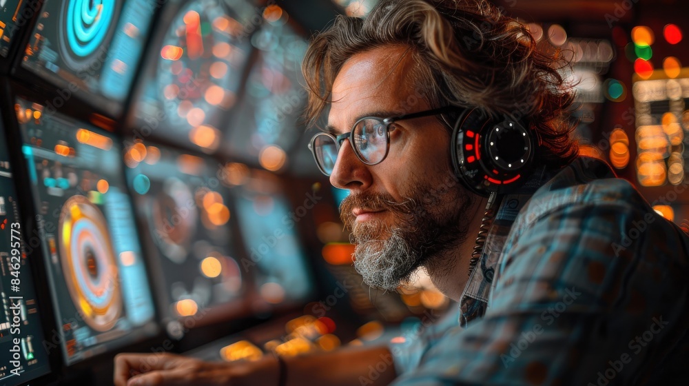 A Brilliant Scientist In An Ai Lab, Developing Sophisticated Machine Learning Algorithms That Drive Technological Progress A Brilliant Scientist In An Ai Lab, Developing Sophisticated Machine Learning Algorithms That Drive Technological Progress