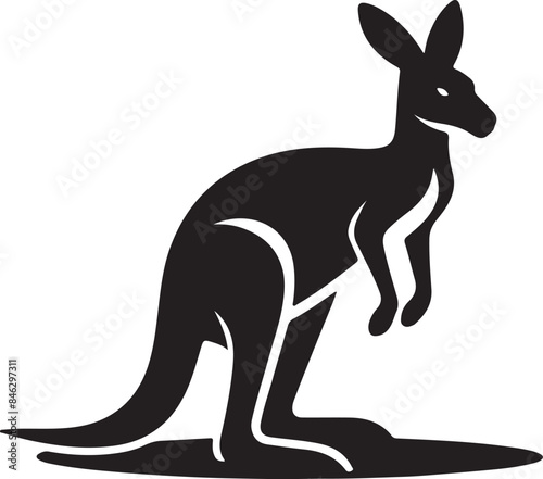 kangaroo icon illustration isolated vector sign symbol